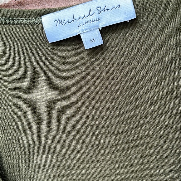 Kamryn Cotton Tank Jumpsuit in Olive Green New Size M - Picture 5 of 11